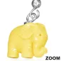 Paire Boucles d'oreille crochet éléphant résine jaune Paire Boucles d'oreille crochet éléphant résine jaune