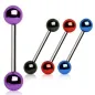 Piercing Langue Boules Métalliques