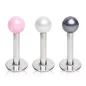 Piercing labret perle