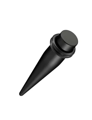 Piercing Ecarteur Oreille Noir Mat