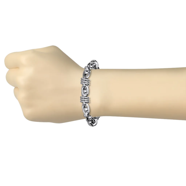 Bracelet acier inoxydable Multiples Anneaux