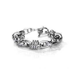 Bracelet acier inoxydable Multiples Anneaux