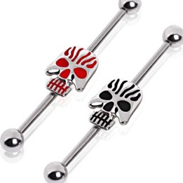 Piercing industriel crâne
