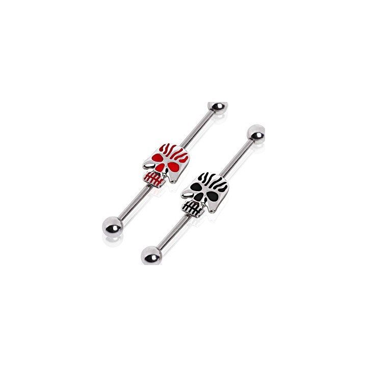 Piercing industriel crâne