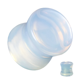 Piercing plug d'oreille en opalite