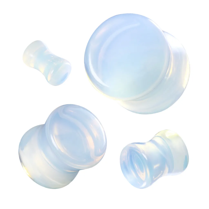 Piercing plug d'oreille en opalite