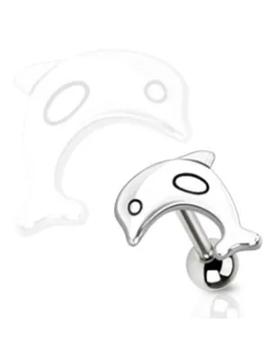 Piercing langue dauphin