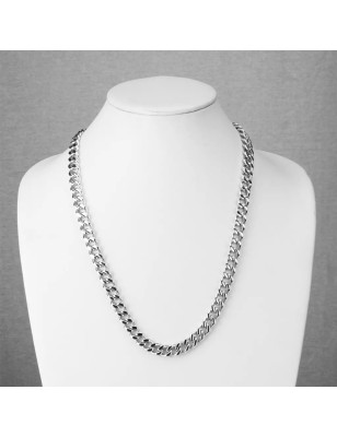 Collier acier inoxydable maille gourmette – Plusieurs tailles