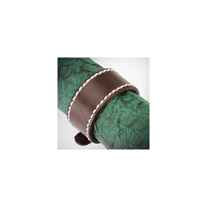 Bracelet Homme en Cuir Marron Large