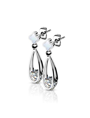 Boucles d’Oreilles Femme Argentées – Élégance et Brillance Intemporell