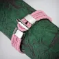 Bracelet cuir rose 4 cordes