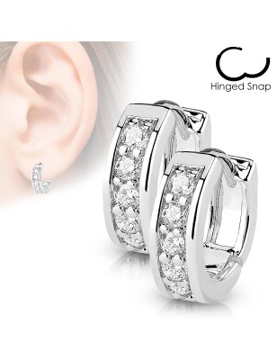 Boucles d’Oreilles Créoles Femme Acier – Élégance et Brillance