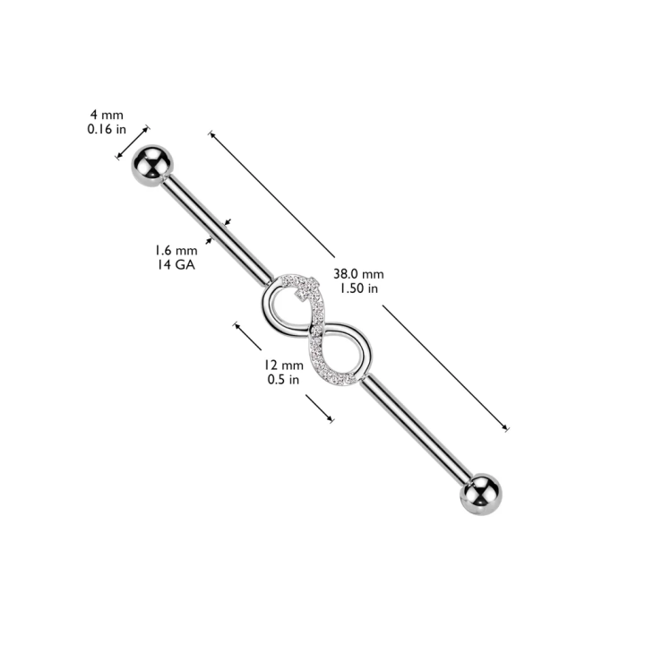 Piercing Industriel Titane ASTM F136 – Infini Zircons
