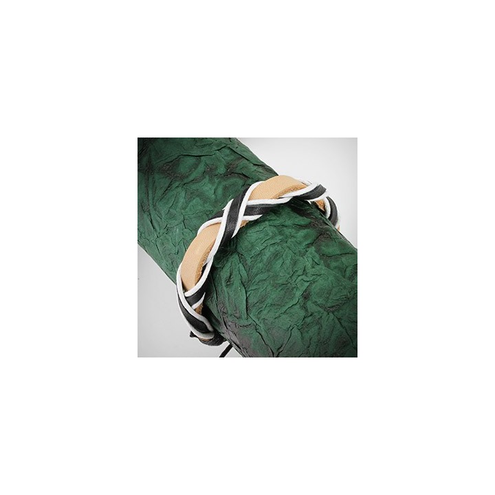 Bracelet cuir homme 3 tons