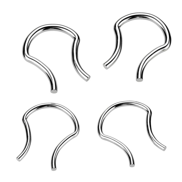 Piercing septum retainer