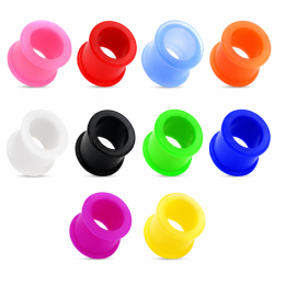 Piercing Tunnel Plug en Silicone Flexible