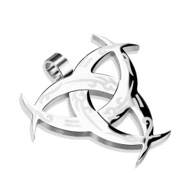 Pendentif Tribal en acier inoxydable