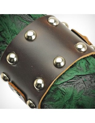 Bracelet homme cuir marron domes 