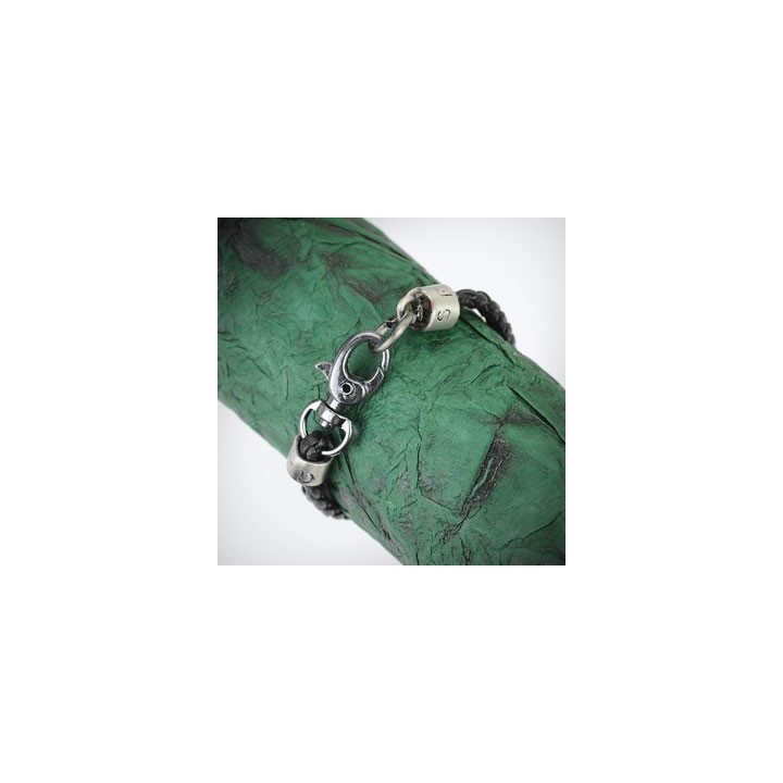 Bracelet homme cuir croix celtique