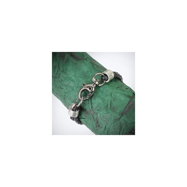 Bracelet homme cuir tête de mort
