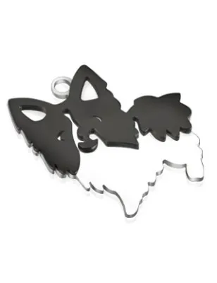 Pendentif acier chien