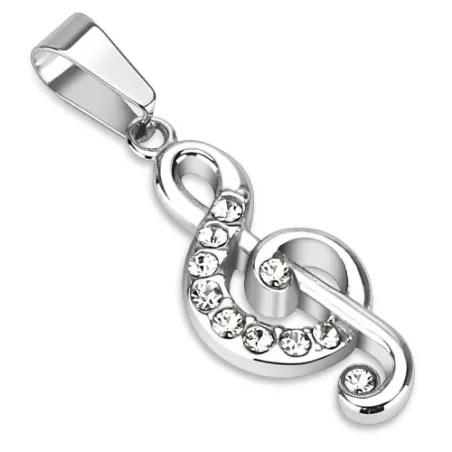 Pendentif clef de sol