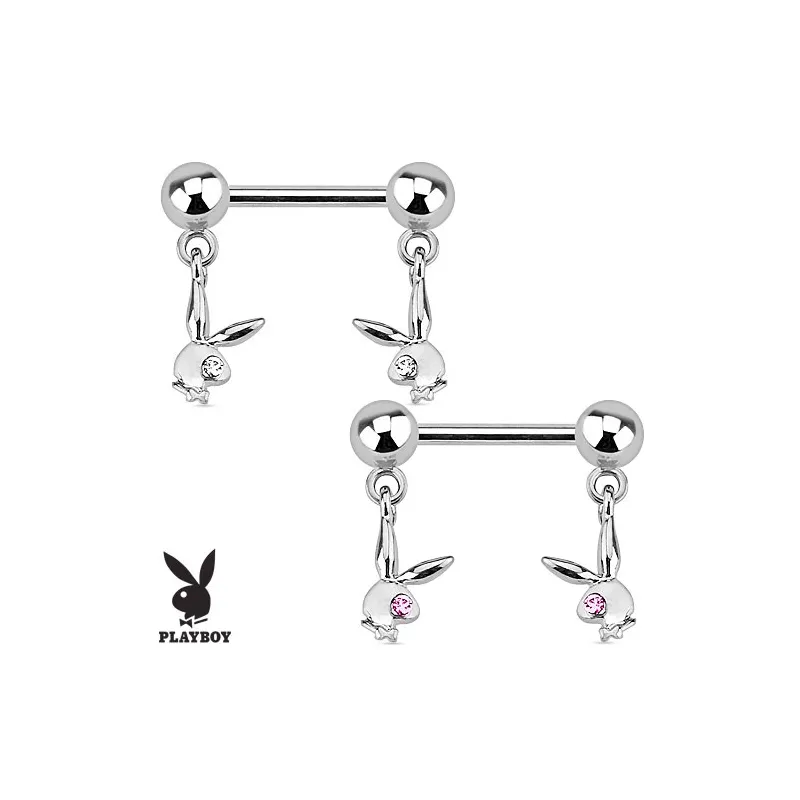 Piercing téton Playboy lapins