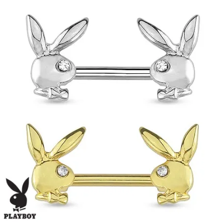 Piercing téton Playboy deux lapins