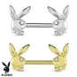 Piercing téton Playboy deux lapins