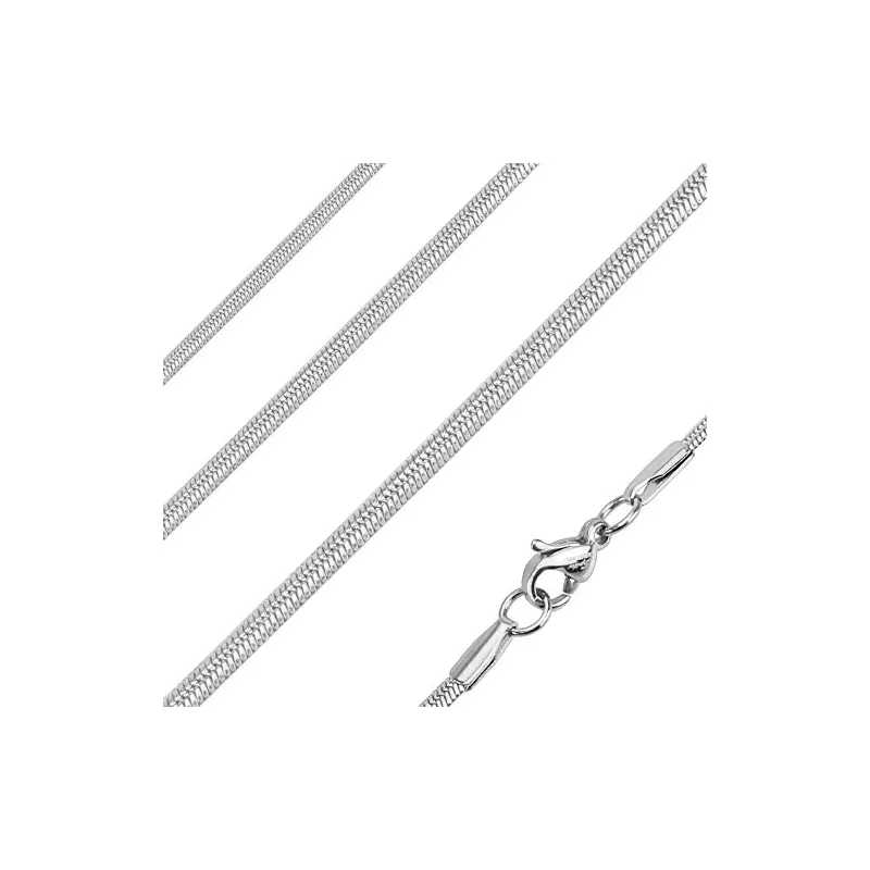 Chaîne en acier inoxydable maille serpent