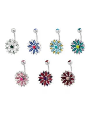 Piercing nombril Crystal Evolution Swarovski Marguerite