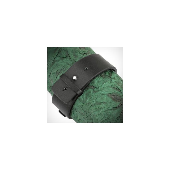 Bracelet homme cuir noir boucle