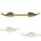 Piercing téton ailes d'ange doré Piercing téton ailes d'ange doré
