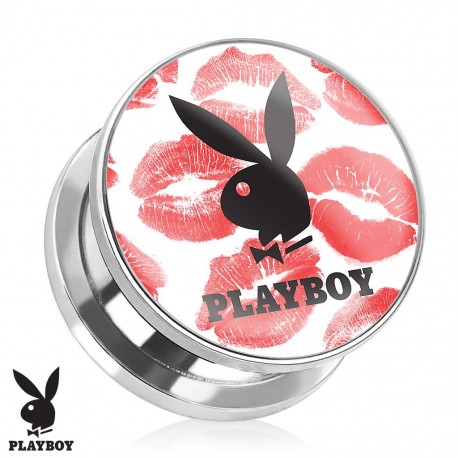 Piercing plug Playboy Kiss