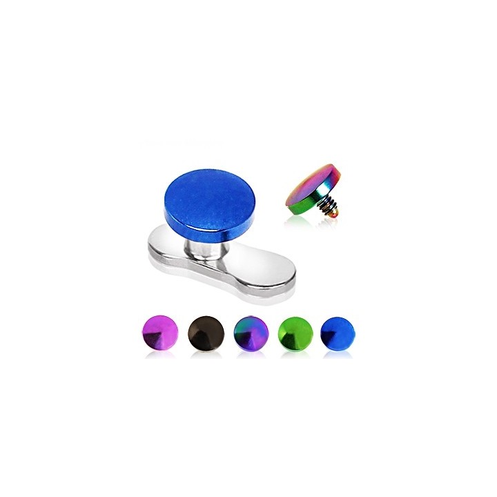 Piercing micro dermal disque