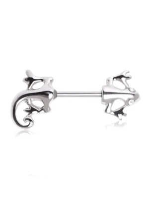 Piercing téton gecko