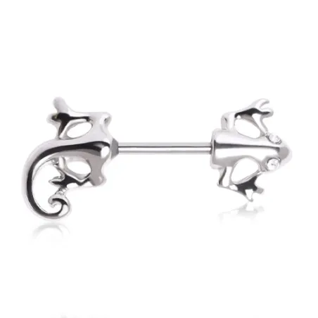 Piercing téton gecko