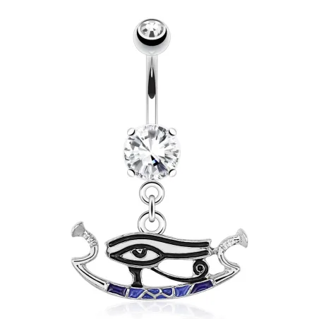 Piercing nombril oeil d'horus