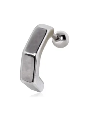 Piercing cartilage manchette octogone