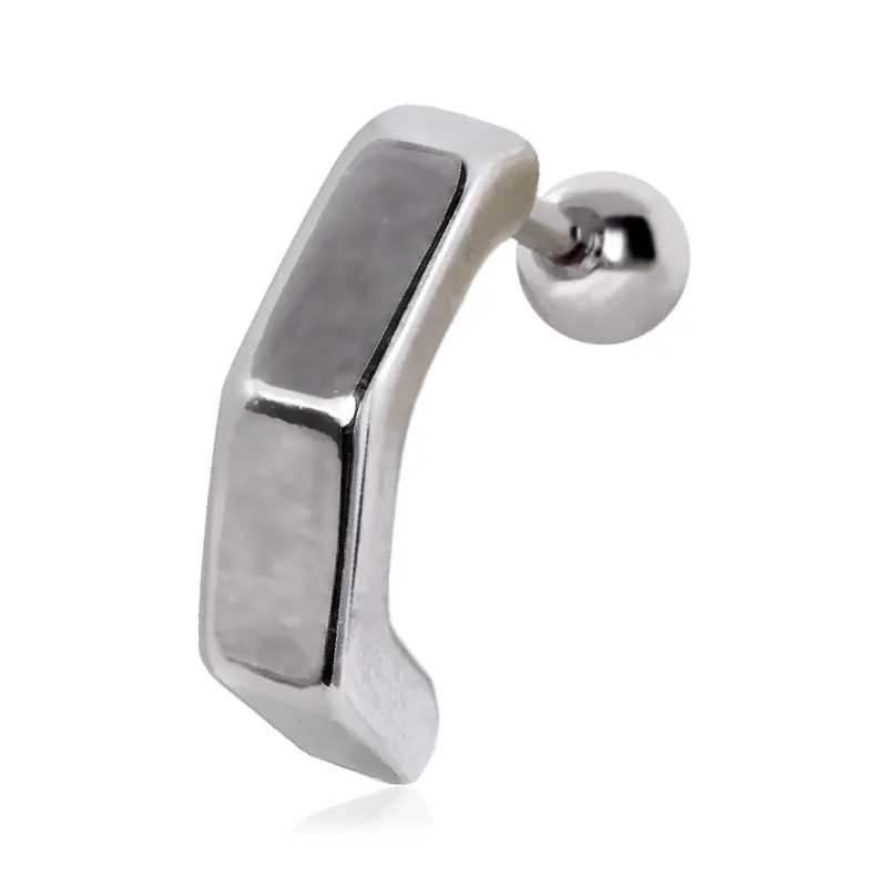 Piercing cartilage manchette octogone