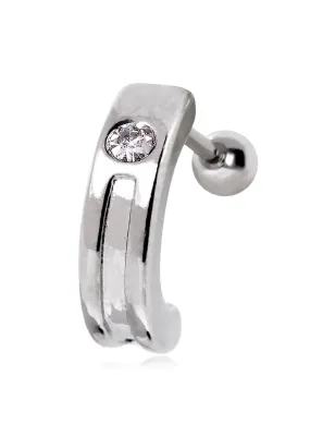 Piercing cartilage manchette strass