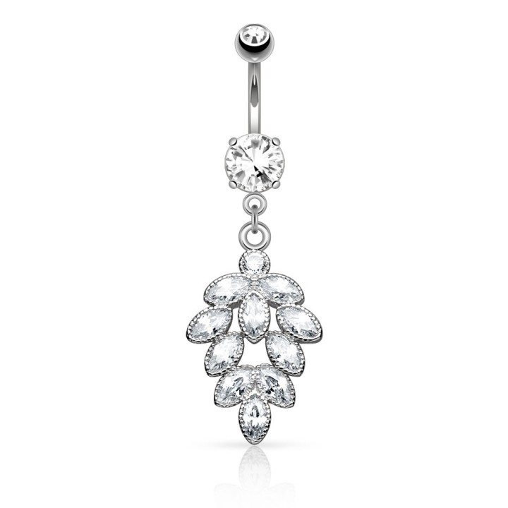 Piercing nombril grappe de raisin
