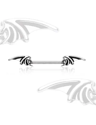 Piercing téton chauve souris