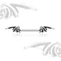 Piercing téton chauve souris