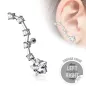 Piercing cartilage étoile strass