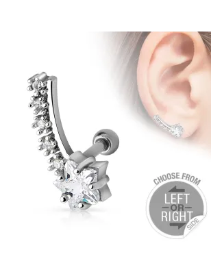 Piercing cartilage étoile filante