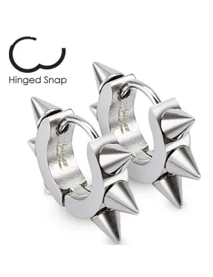 Fausses boucles d'oreilles argenté