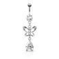 Piercing nombril papillon larme Piercing nombril papillon larme