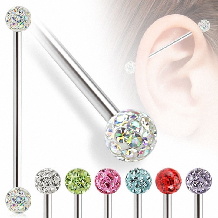 Piercing industriel crystal ferido