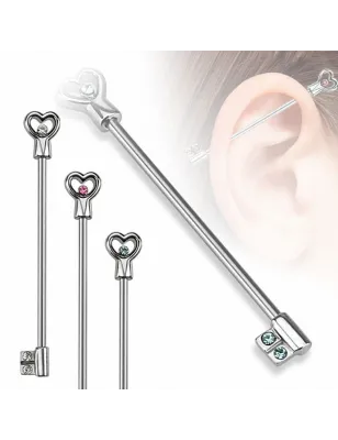 Piercing industriel clef
